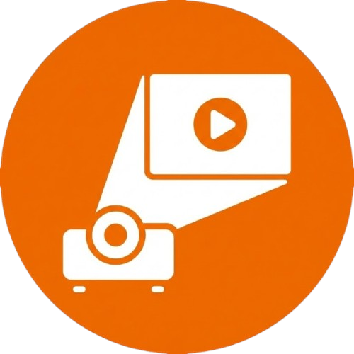 projeção e vídeo ícone