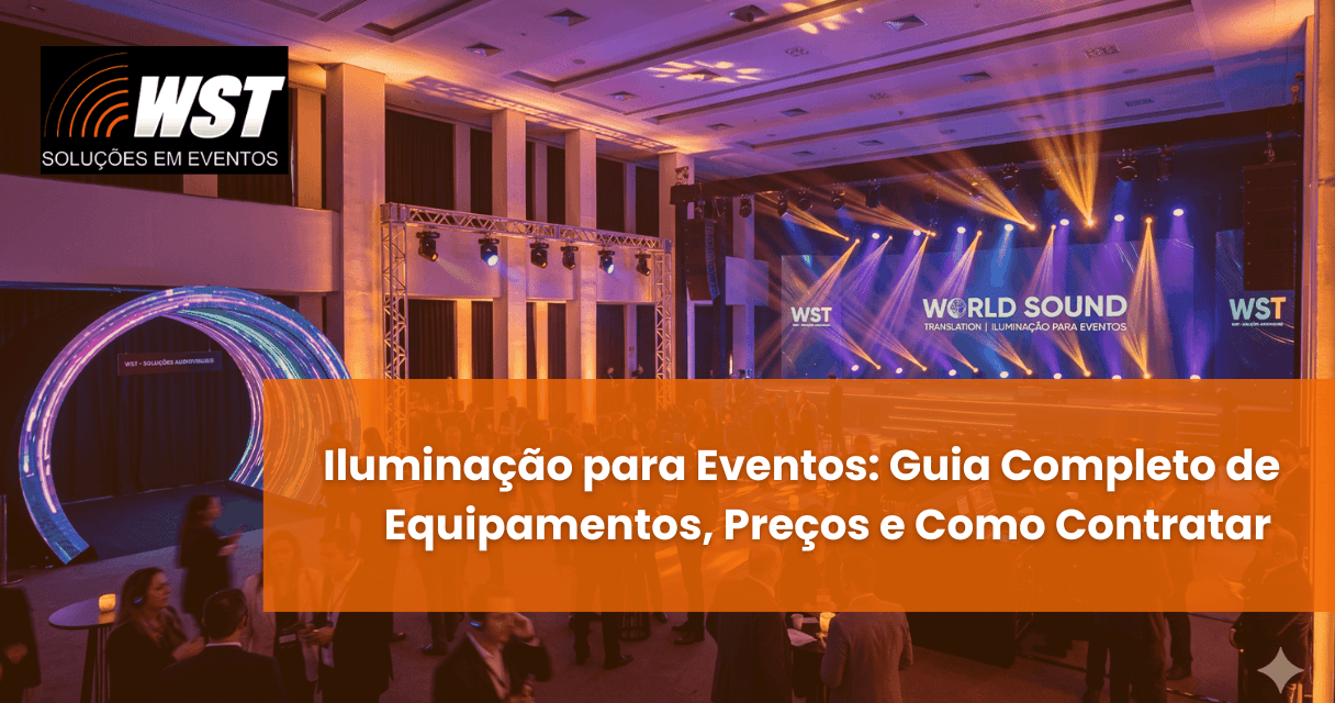 iluminação para eventos