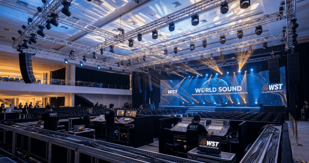 Produção e Infraestrutura para Eventos em São Paulo: O Guia Completo da WST