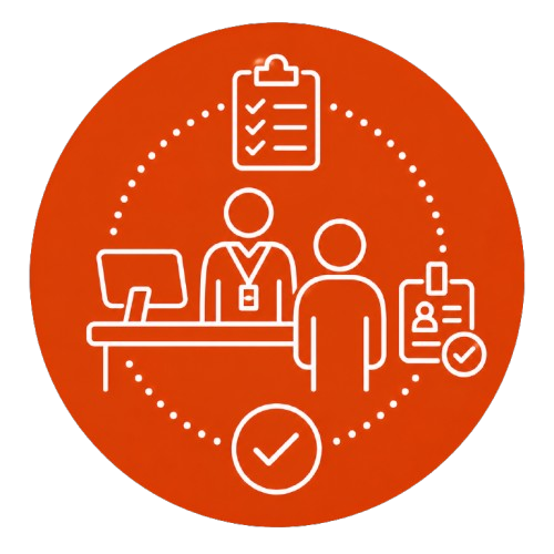 recepcao credenciamento recepção e credenciamento organizados