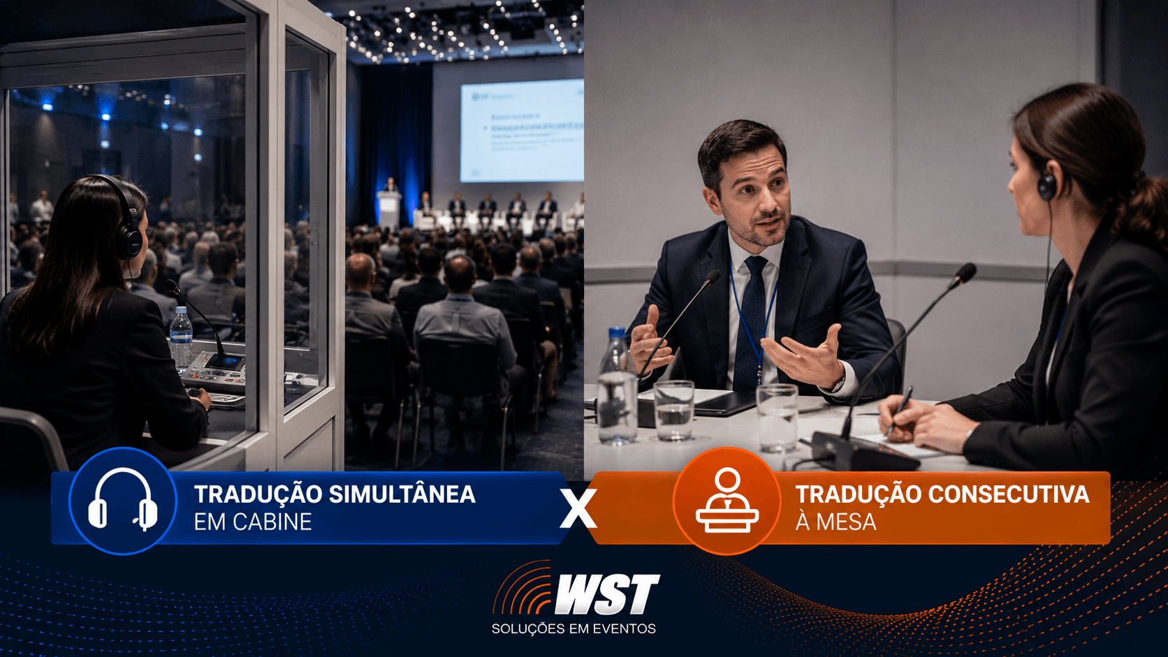 interprete simultaneo ou consecutivo