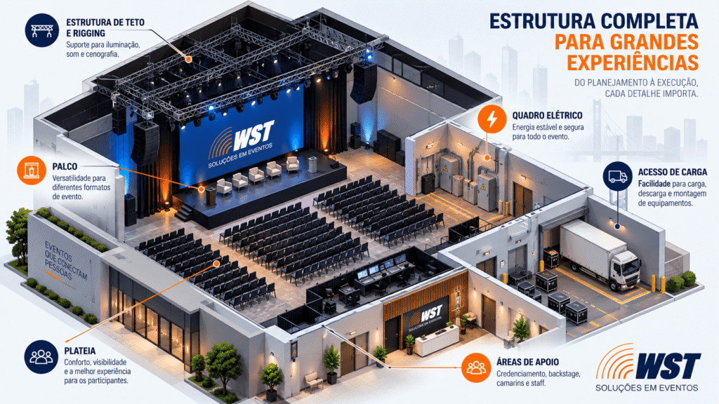 Venue para evento corporativo em São Paulo